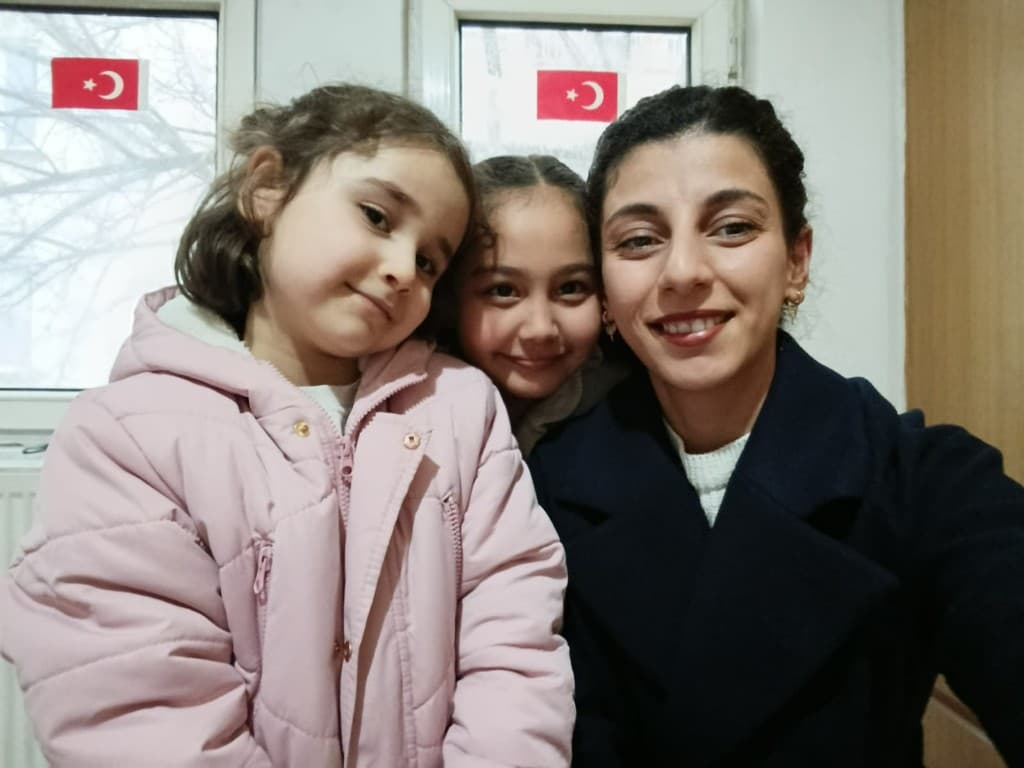 Merkezde etkinlikten bir kare